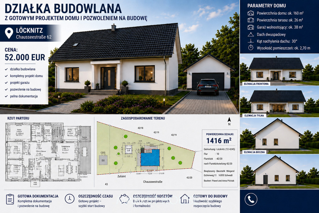 Działka Sprzedaż Löcknitz, Löcknitz-Penkun, Vorpommern-Greifswald, Meklemburgia-Pomorze Przednie, Niemcy 2
