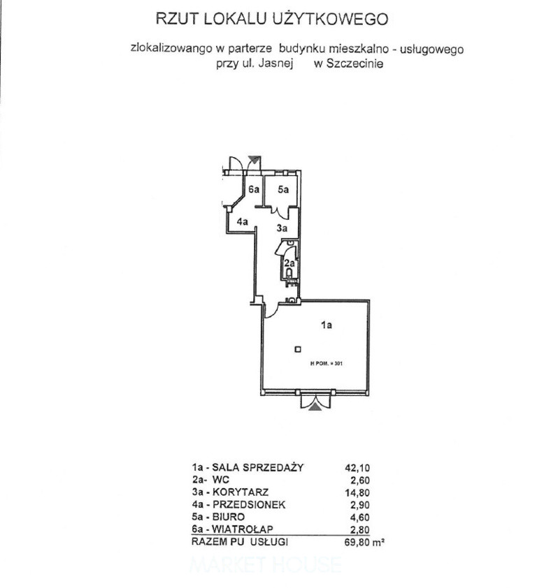 Lokal Wynajem Szczecin os. Słoneczne 8