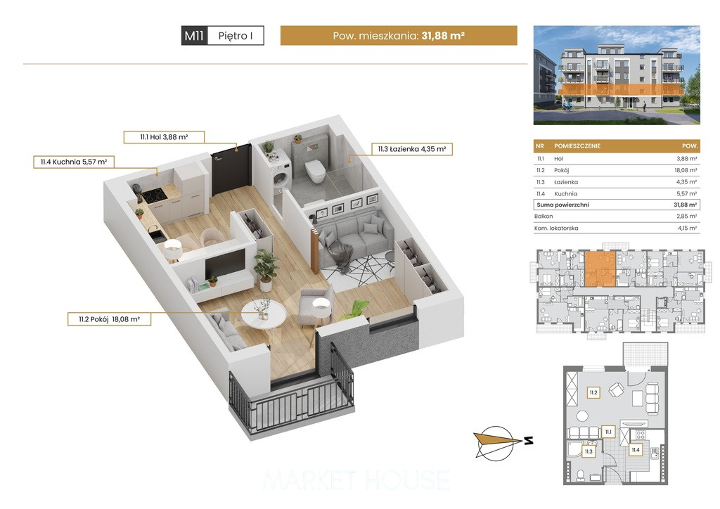 Mieszkanie Sprzedaż Szczecin Stołczyn 1