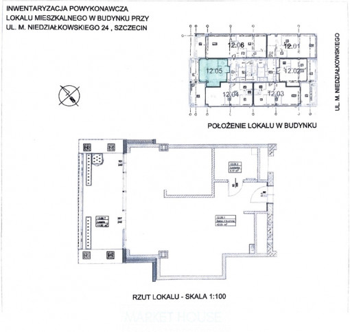 Mieszkanie Sprzedaż Szczecin Centrum Mieczysława Niedziałkowskiego 5