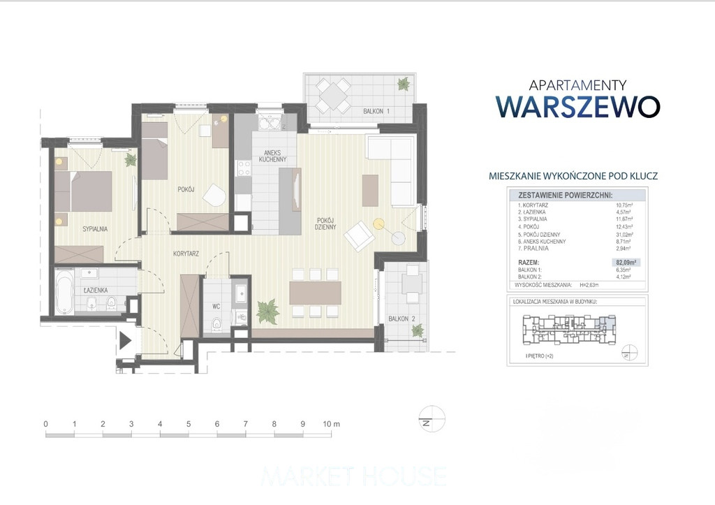 Mieszkanie Sprzedaż Szczecin Warszewo Kalinowa