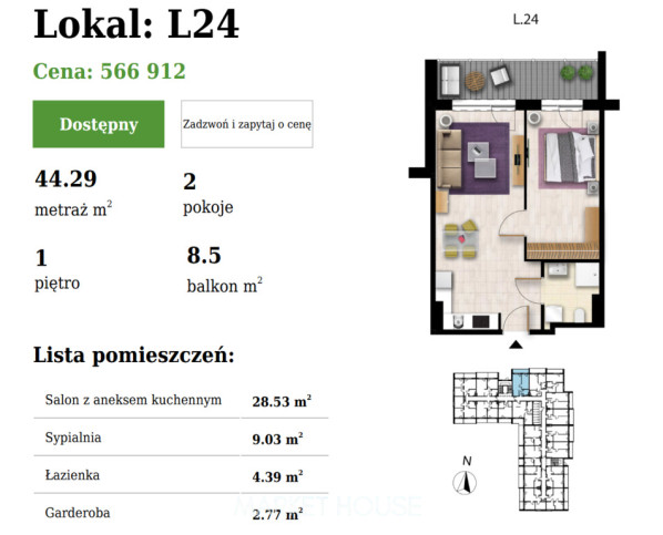 Mieszkanie Sprzedaż Grzybowo Nadmorska 7