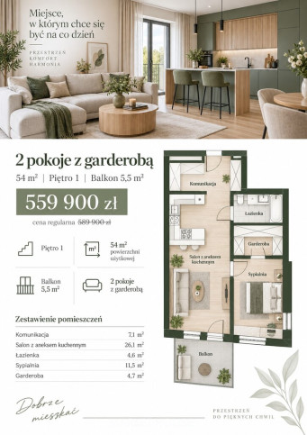 Mieszkanie Sprzedaż Szczecin Podjuchy 1