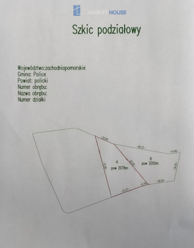 Działka Sprzedaż Bartoszewo 1