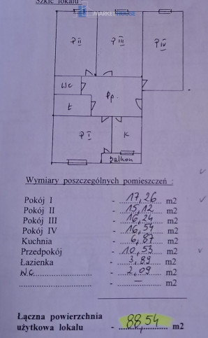 Mieszkanie Sprzedaż Police Hugona Kołłątaja 16