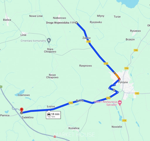Działka Sprzedaż Ryszewko 9