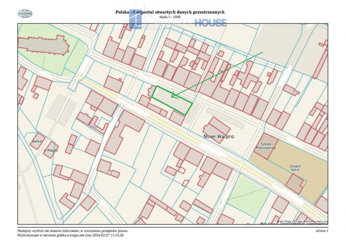 Działka Sprzedaż Nowe Warpno 1